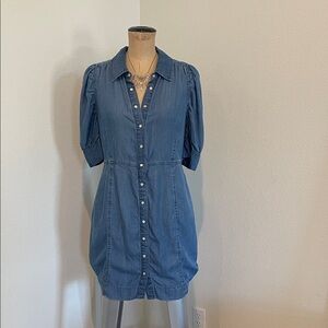 Dear John Blue Denim Mini Dress